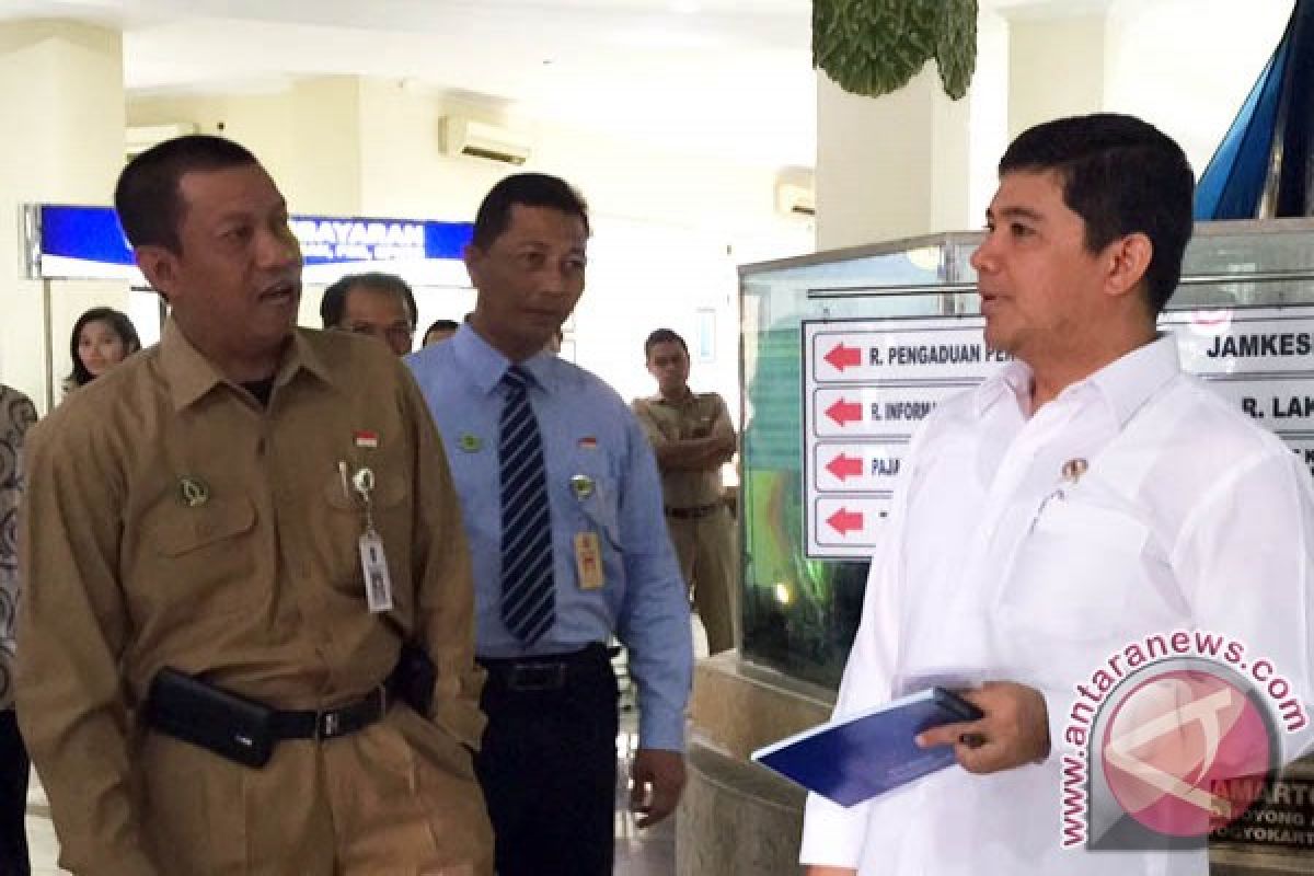 Dinas Perizinan Kota Yogyakarta akan dijadikan percontohan 