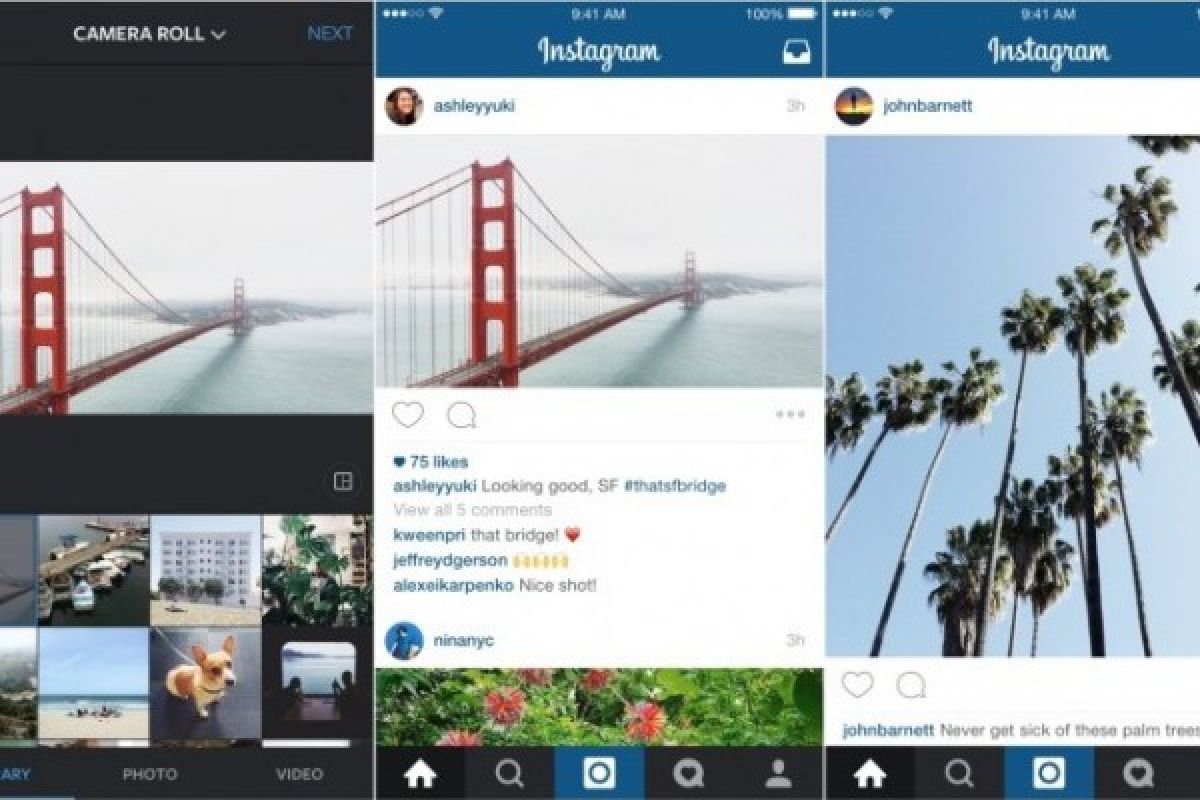 Instagram kini dukung gambar lanskap dan potret