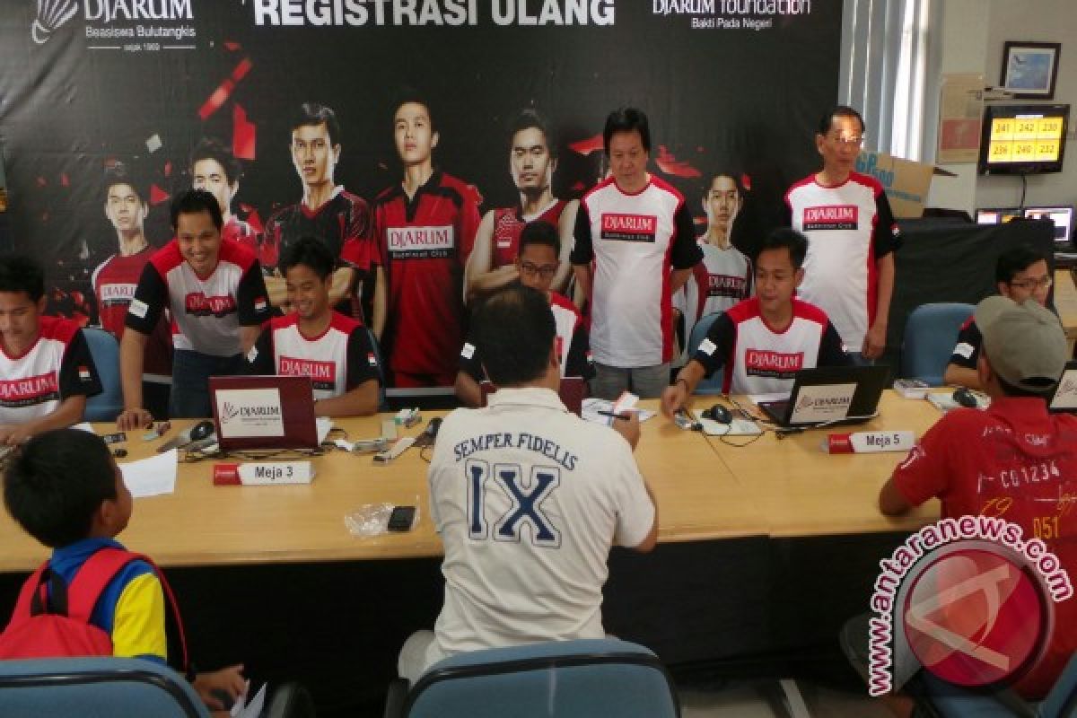 10 peserta grand final audisi beasiswa bulutangkis Djarum tidak hadir