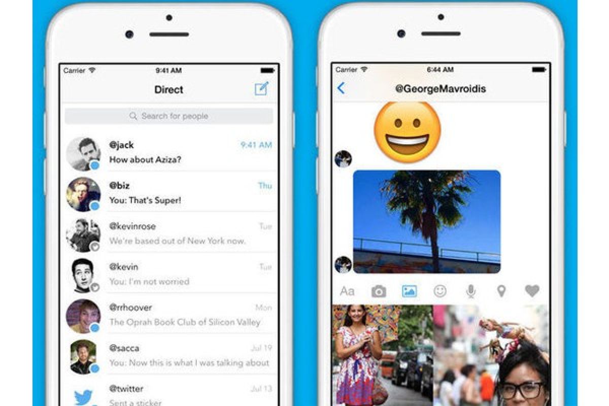 Aplikasi messenger Twitter hadir di App Store