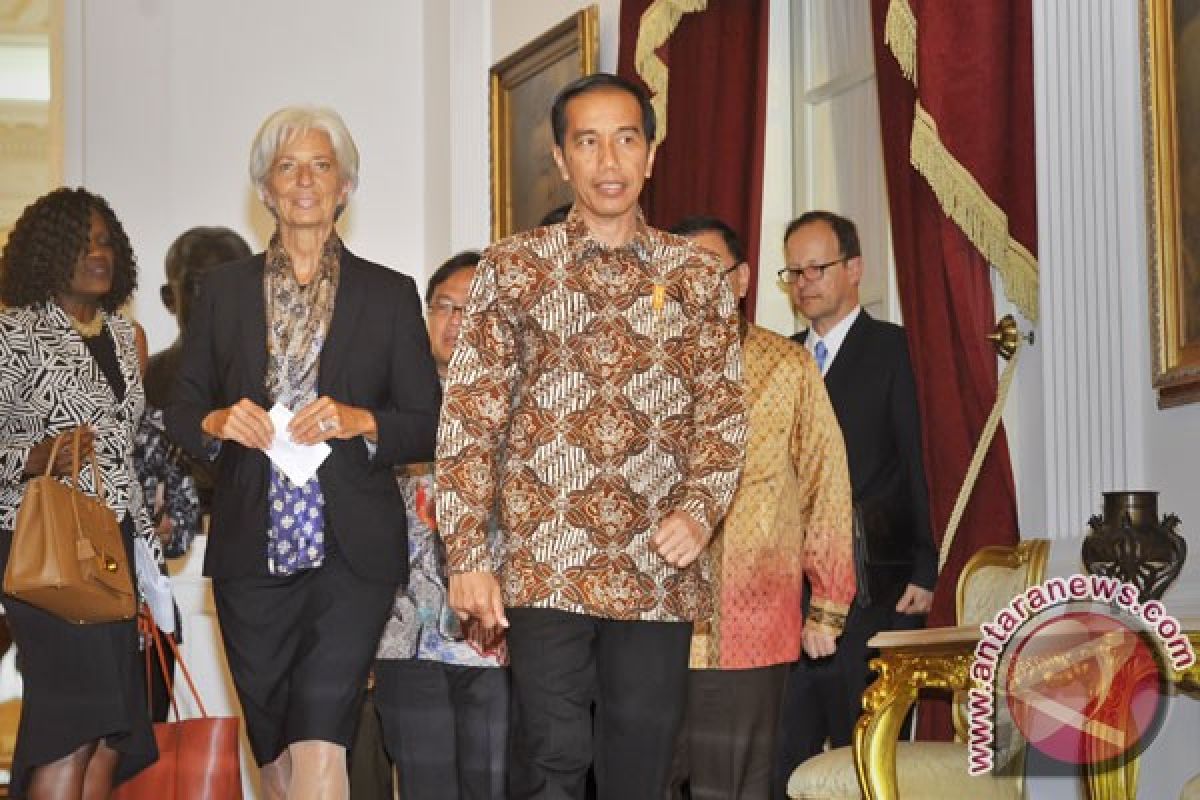 Direktur Pelaksana IMF temui presiden Jokowi