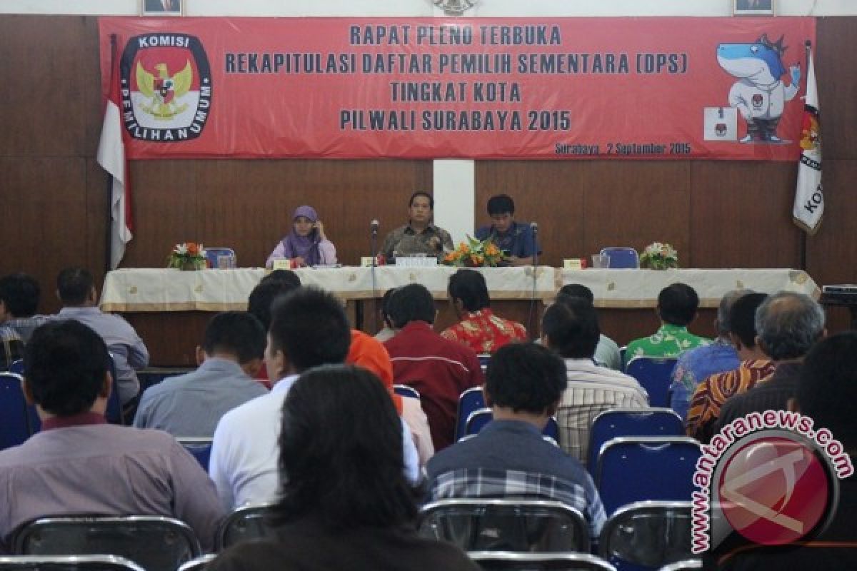 DPS Pilkada Surabaya 2015 Capai 2.069.246 Pemilih