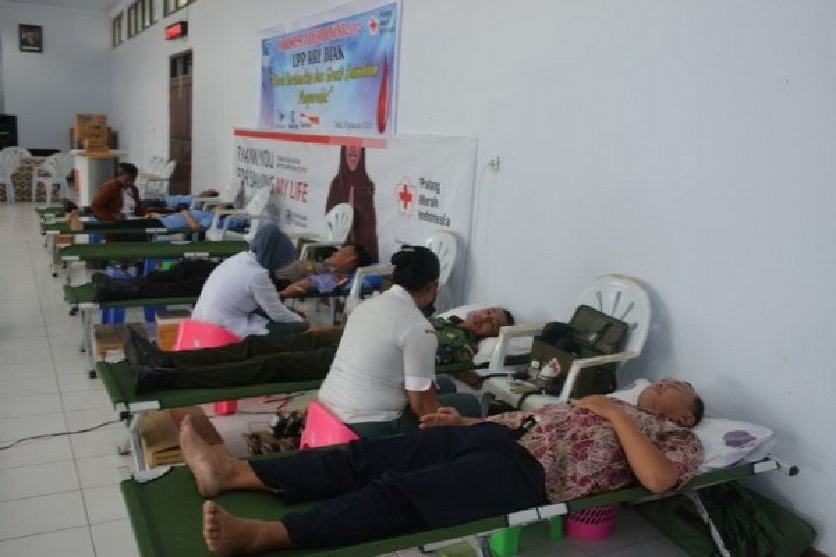 Polres Merauke gelar donor darah 