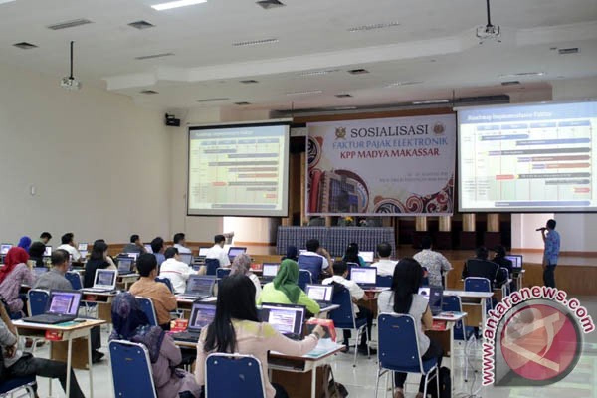 KPP Madya Makassar Sosialisasikan e-Faktur di Makassar