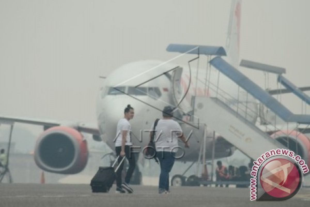 Kabut pekat jarak pandang Jambi 500 meter