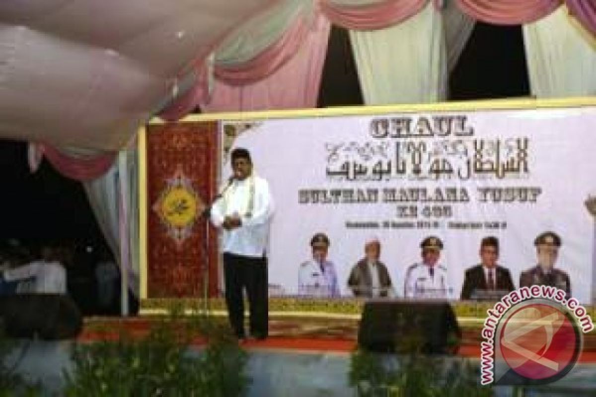 Gubernur Banten Ajak Masyarakat Teladani Sultan Maulana Yusuf