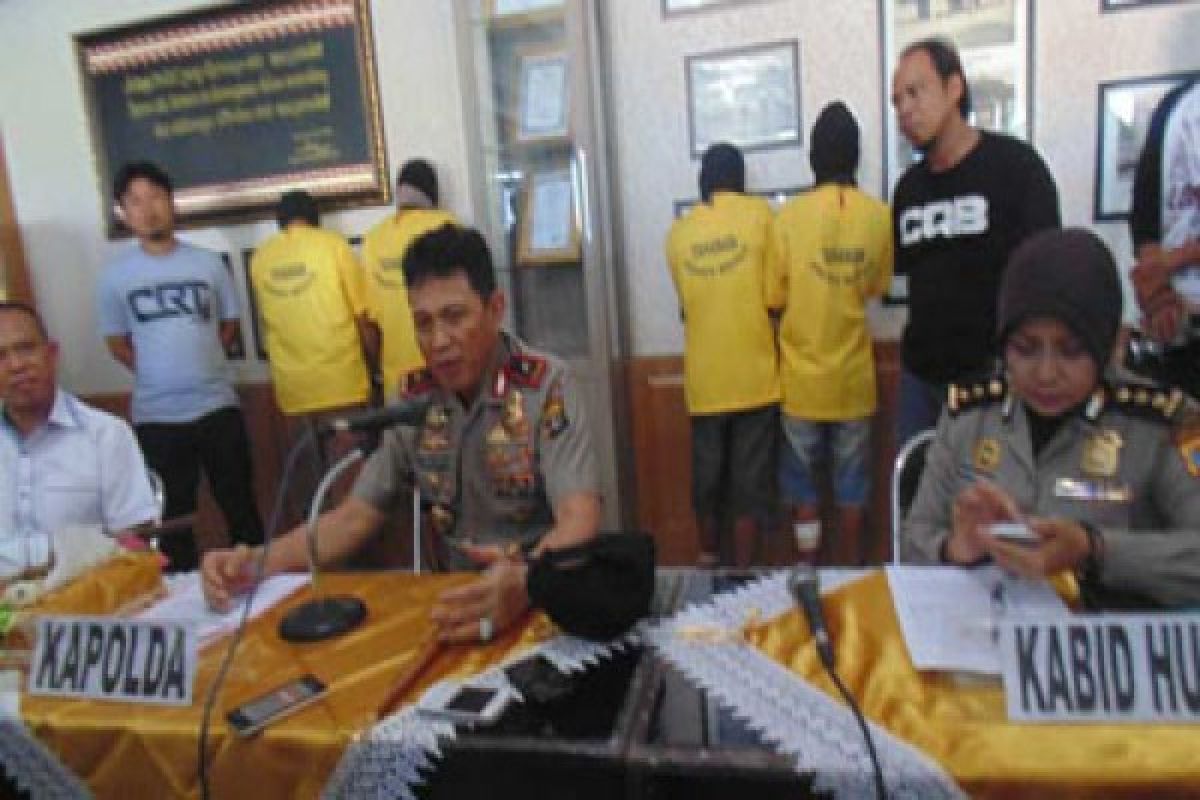 Polda Lampung Tangkap Sembilan Pengedar Narkoba