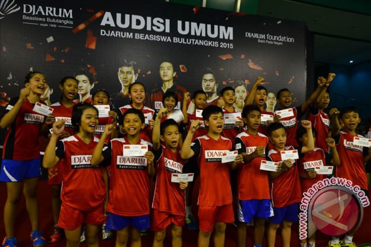 31 peserta lolos ke final audisi beasiswa Djarum