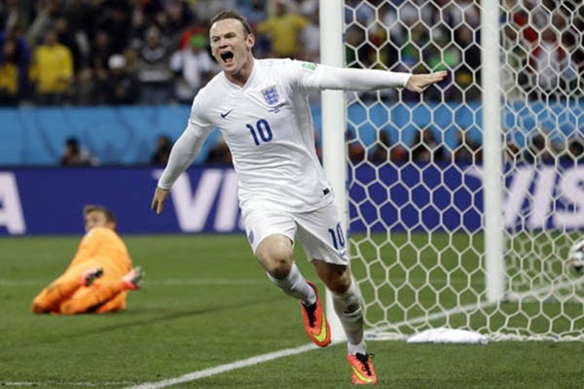  Rooney pecahkan rekor cetak gol Inggris