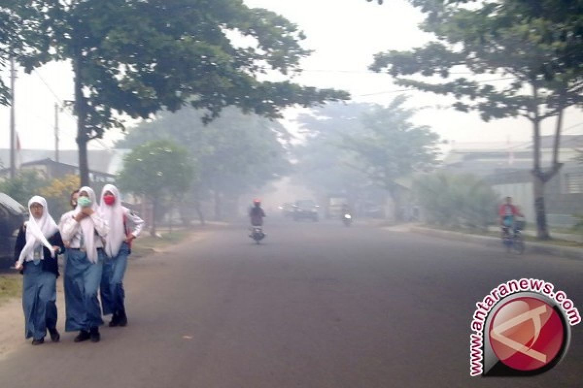 Sekolah di Jambi kembali diliburkan akibat asap
