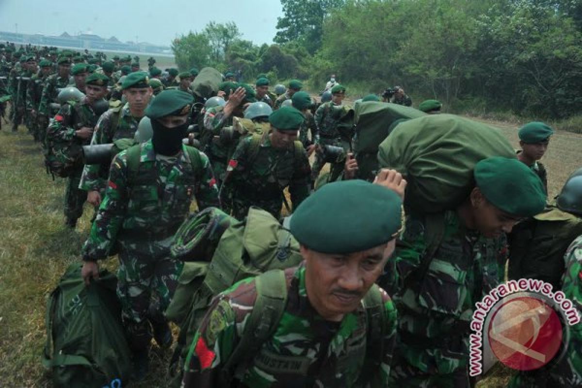 Personel TNI di lokasi kebakaran lahan Sumsel ditarik 