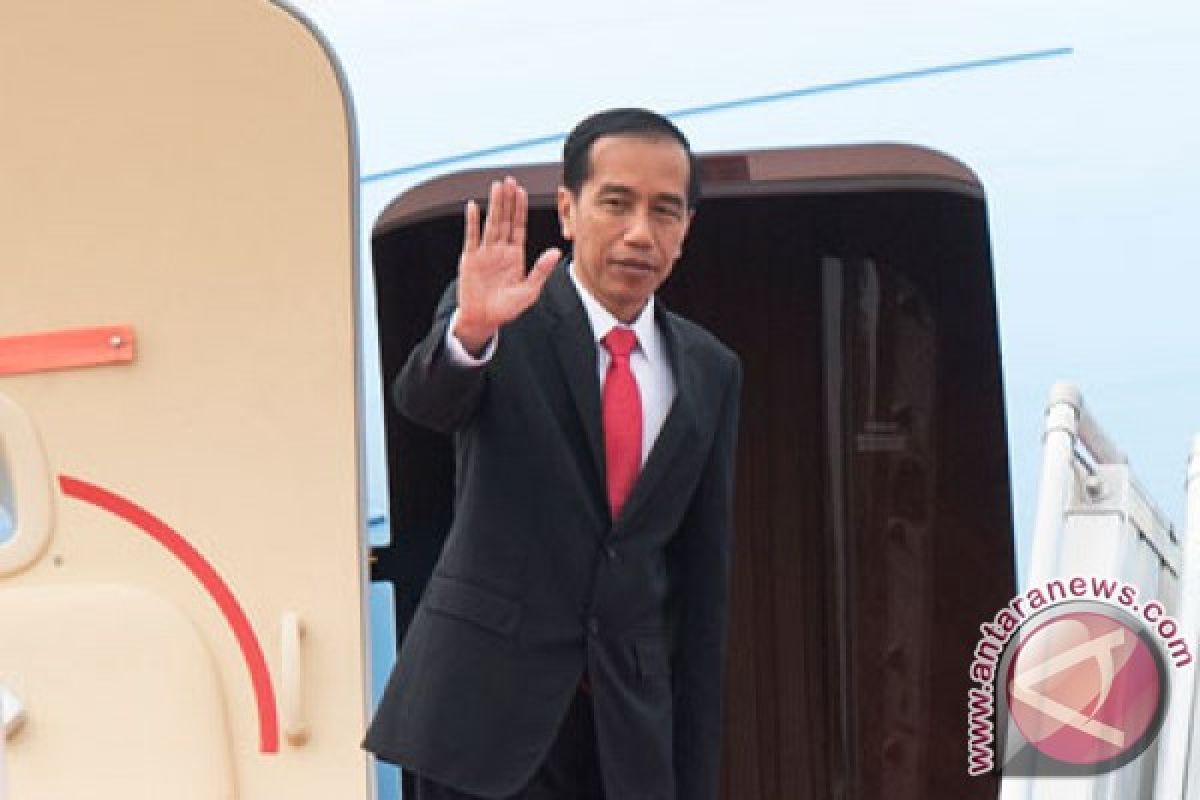 President Jokowi returns from Mideast trip to Jakarta