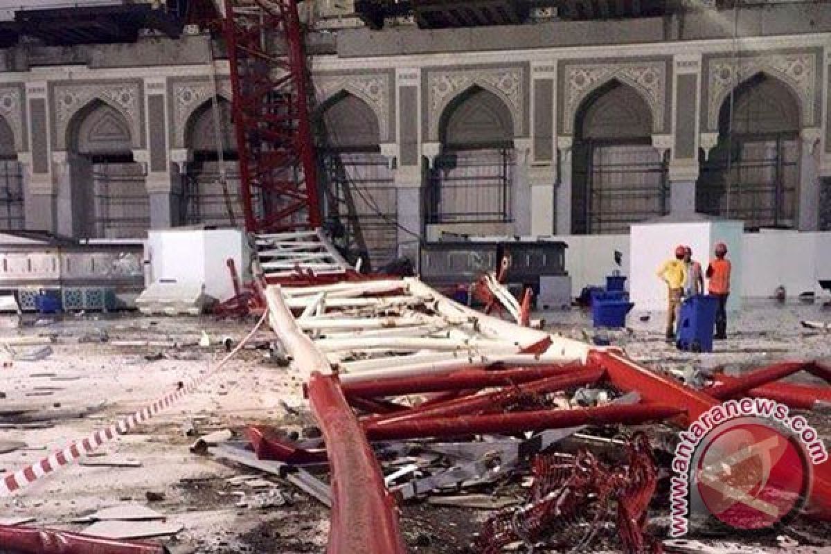 Arab Saudi: Pelaksanaan haji takkan terpengaruh jatuhnya crane di Makkah