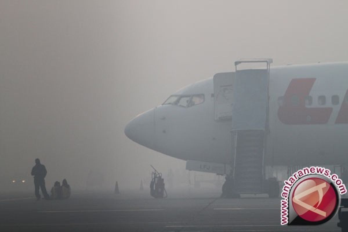 Kabut Asap Kembali Selimuti Bandara Kualanamu