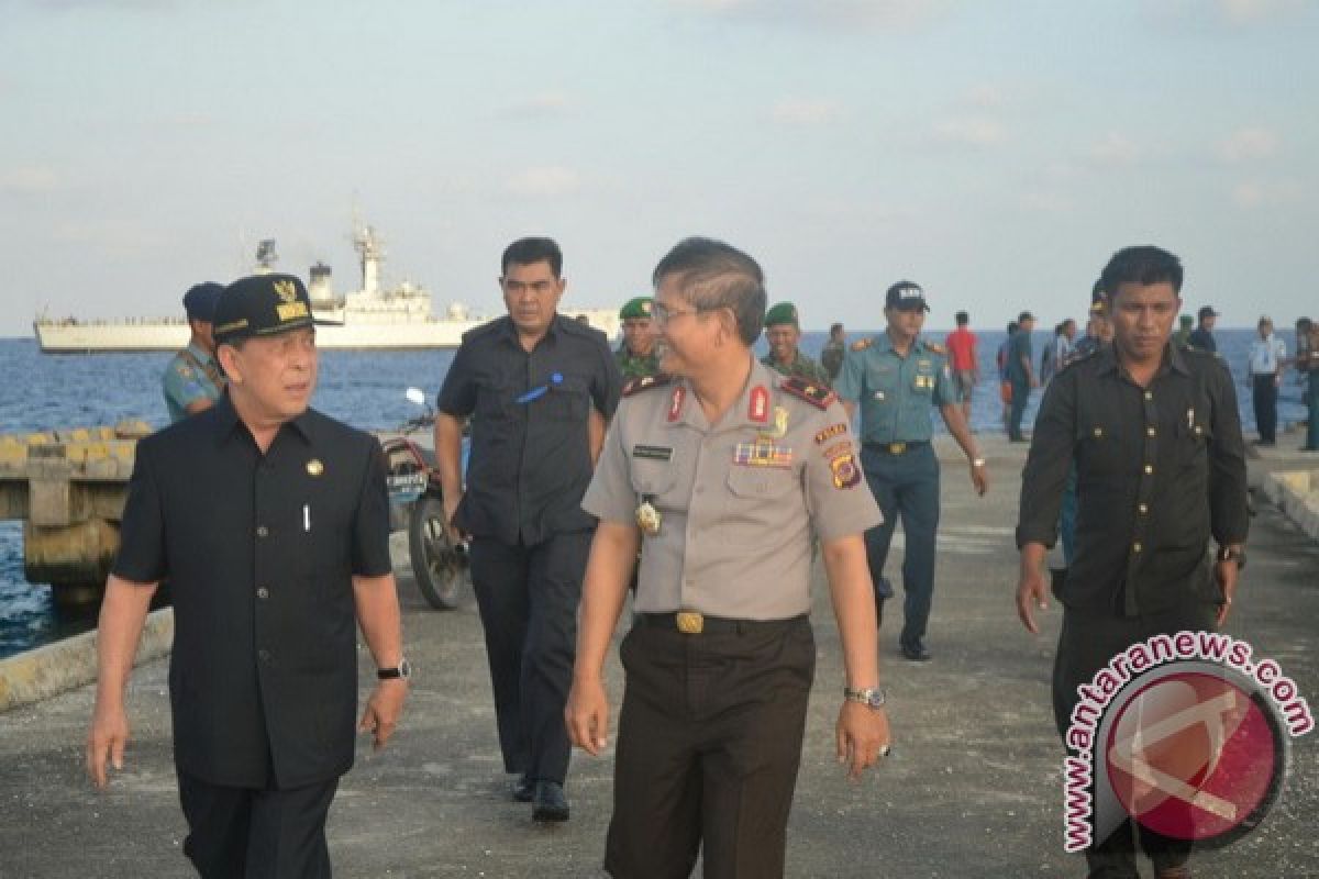 Gubernur-Forkopimda pantau pembangunan Bandara Miangas 