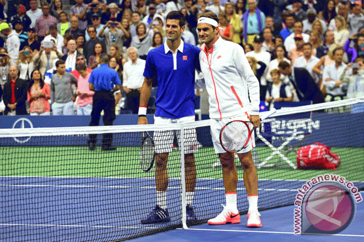 Roger Federer-Novak Djokovic mengenang rivalitas hebat di lapangan tenis