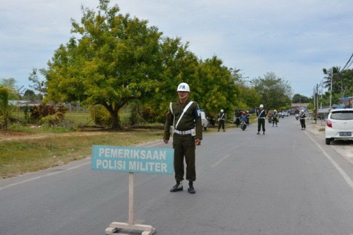 Denpom Biak gelar operasi penegakan hukum