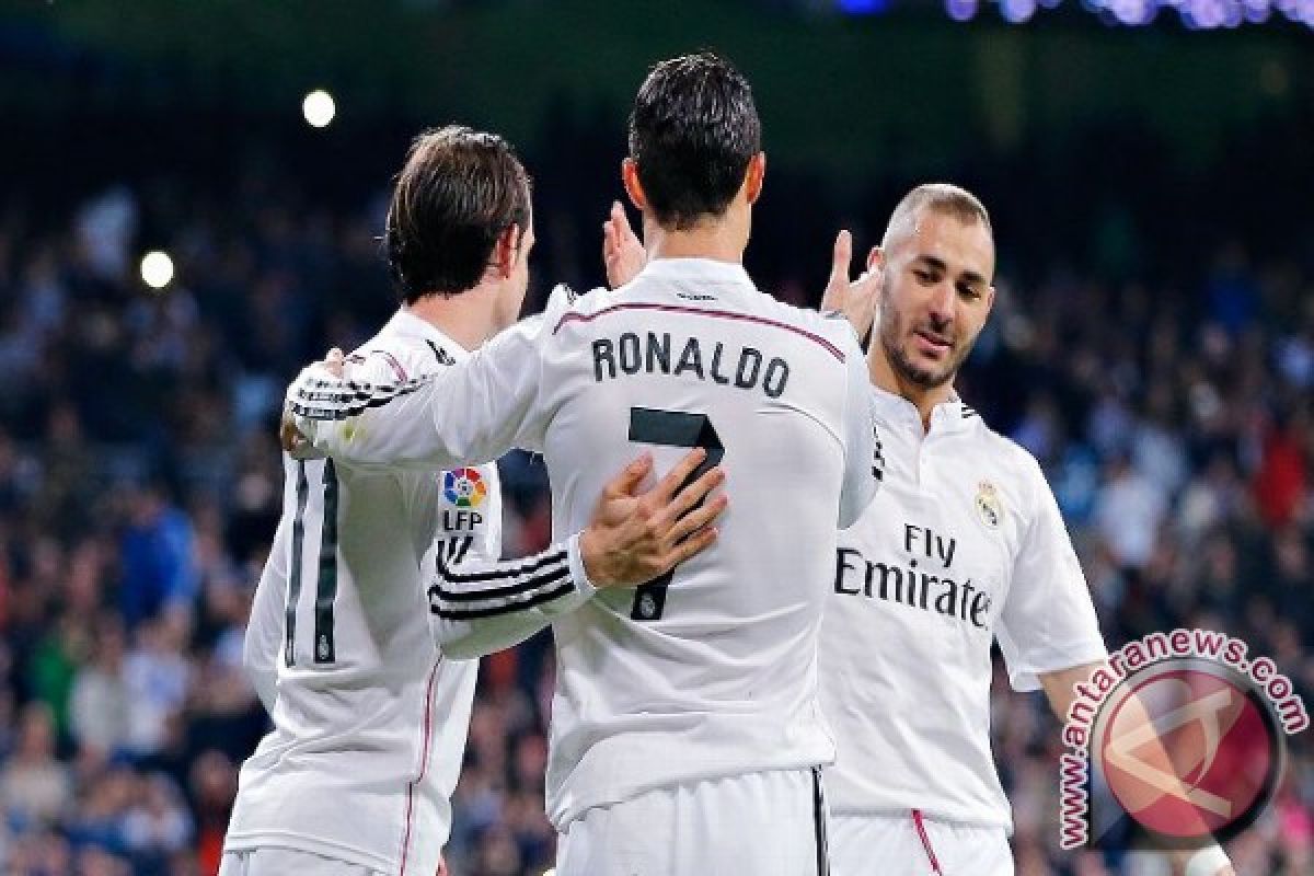 Bale-Ronaldo Sumbang Gol Kalahkan Eibar
