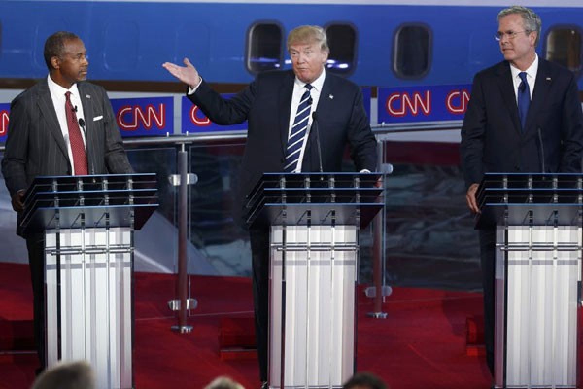 Serunya debat capres AS: Trump di-bully, Fiorina bersinar