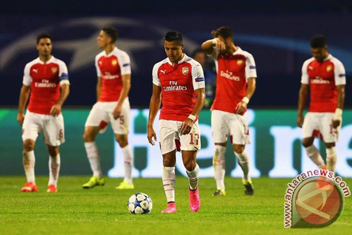 Arsenal telan kekalahan dari Olympiakos di Liga Champions