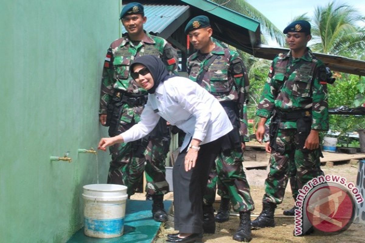 ASABRI bangun fasilitas air bersih untuk Satgas Pamtas RI-PNG