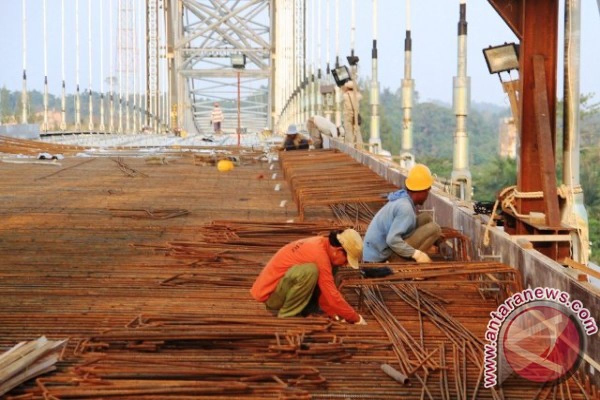 Pembangunan Jembatan Kartanegara Sudah 95 Persen