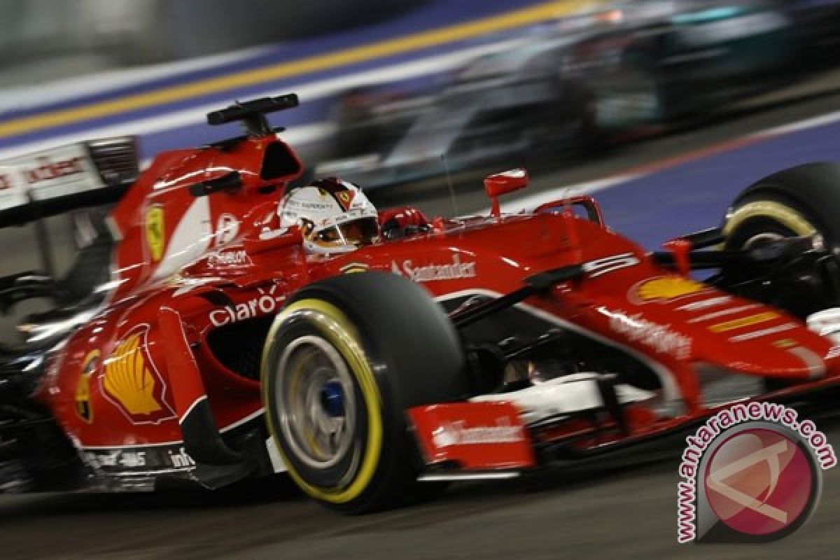 Ferrari urutan satu dan dua latihan pertama GP Spanyol