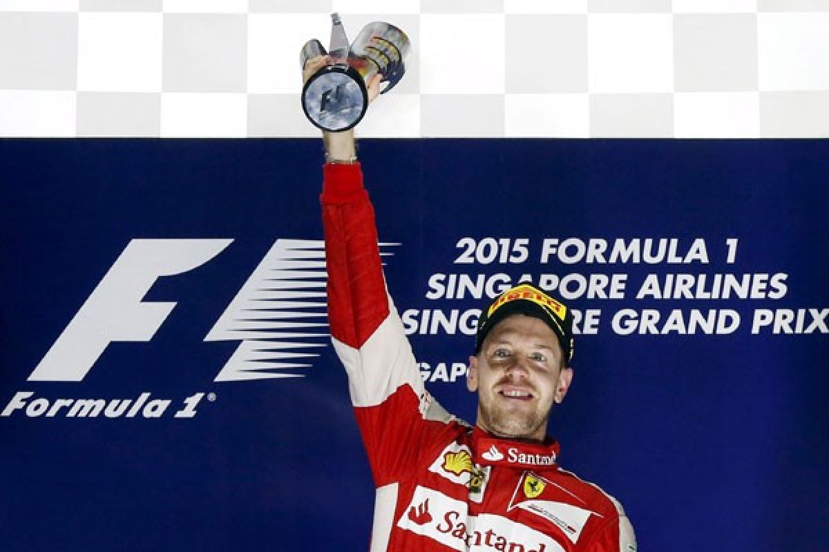 Vettel menangi Grand Prix Singapura