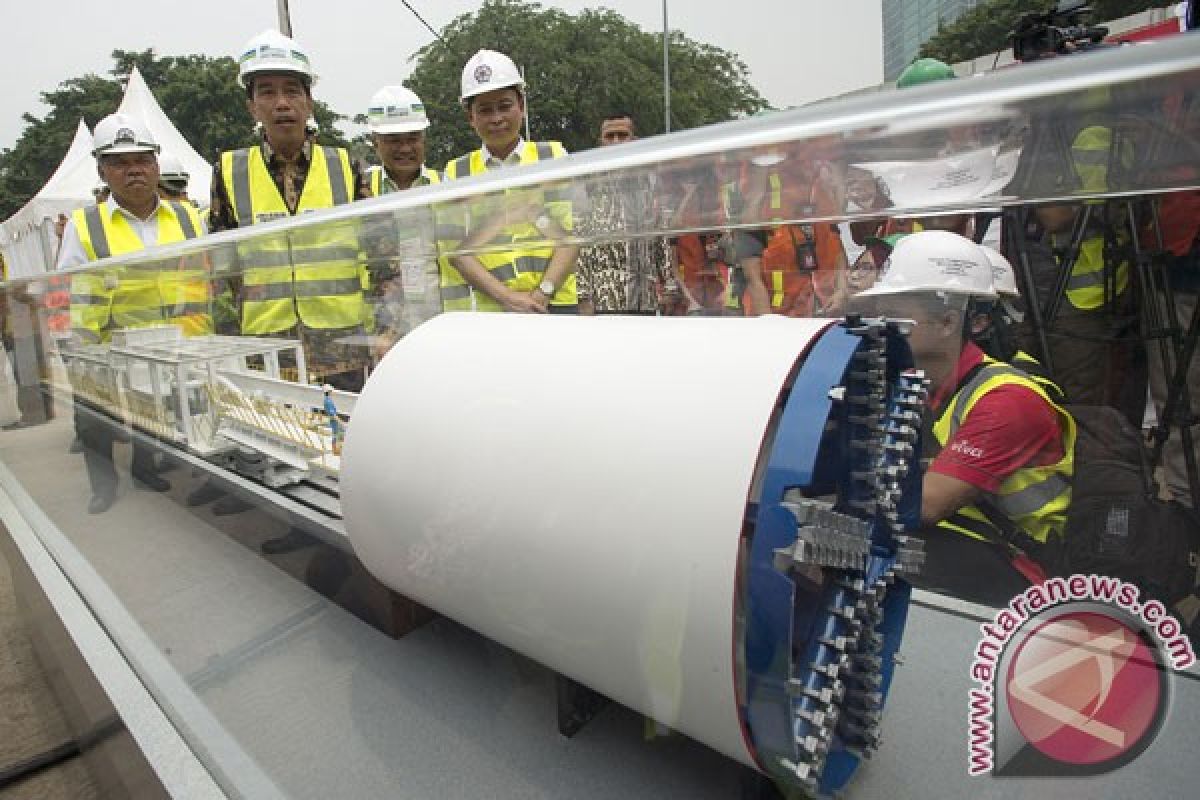 Pengeboran bawah tanah MRT selesai Desember 2016