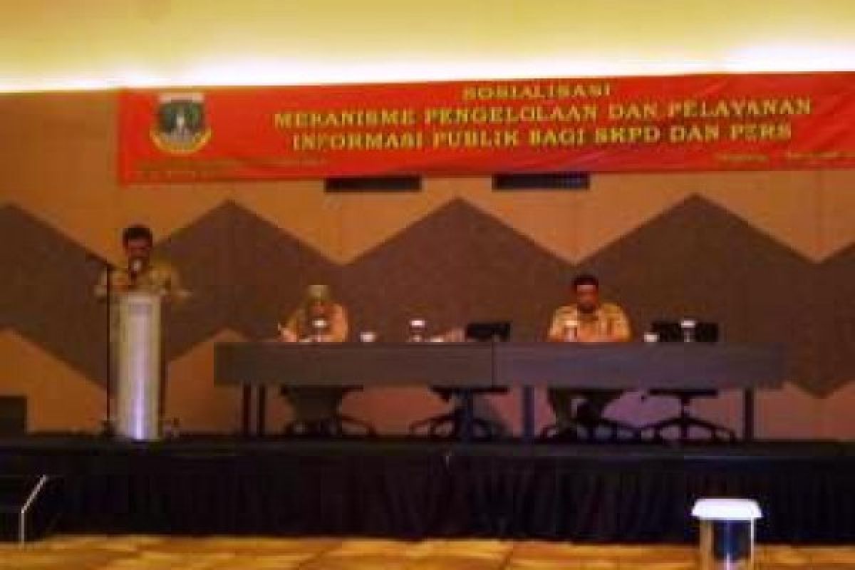 Pemprov Banten Sosialisasikan Mekanisme Pengelolaan Informasi Publik