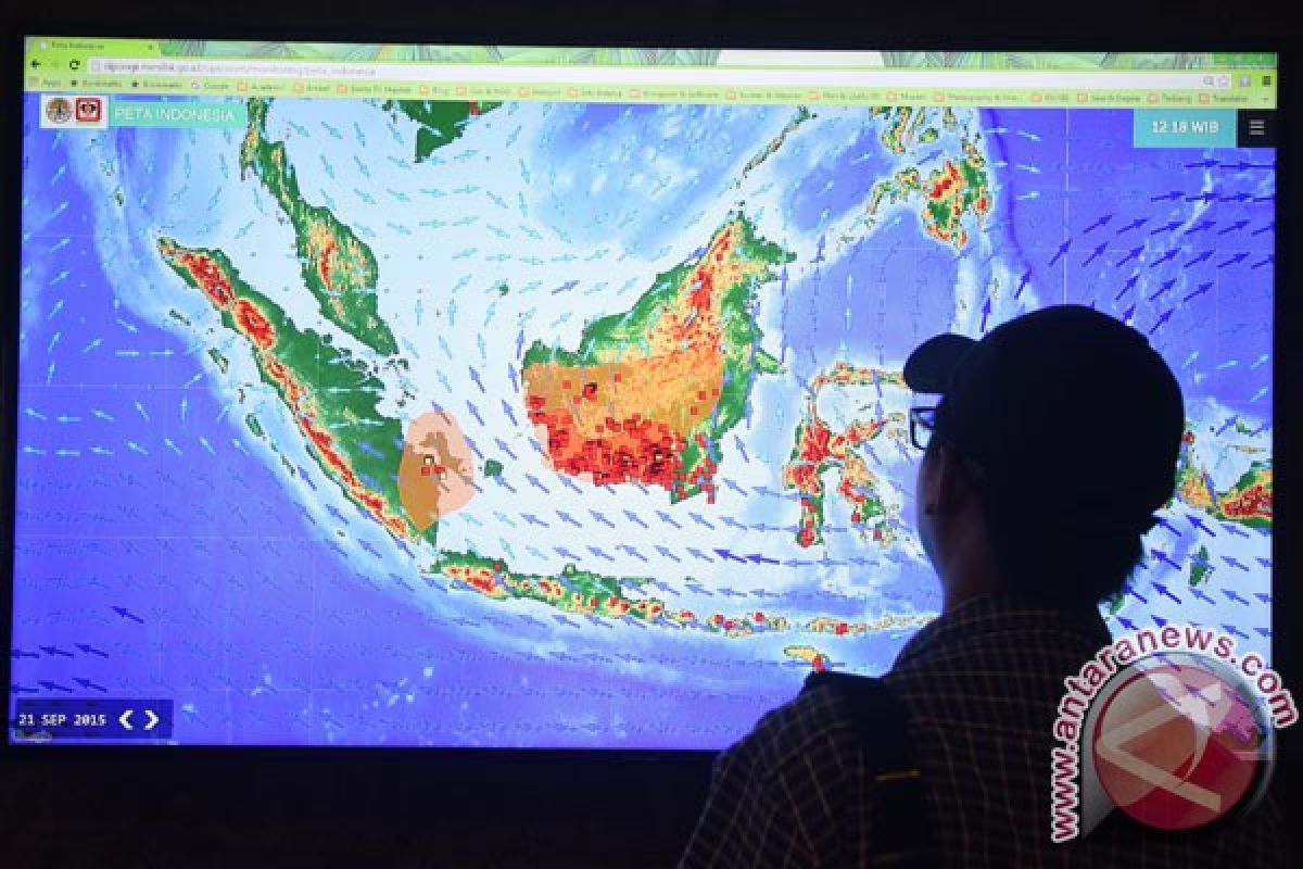 BMKG: 1.465 titik panas kepung Sumatera