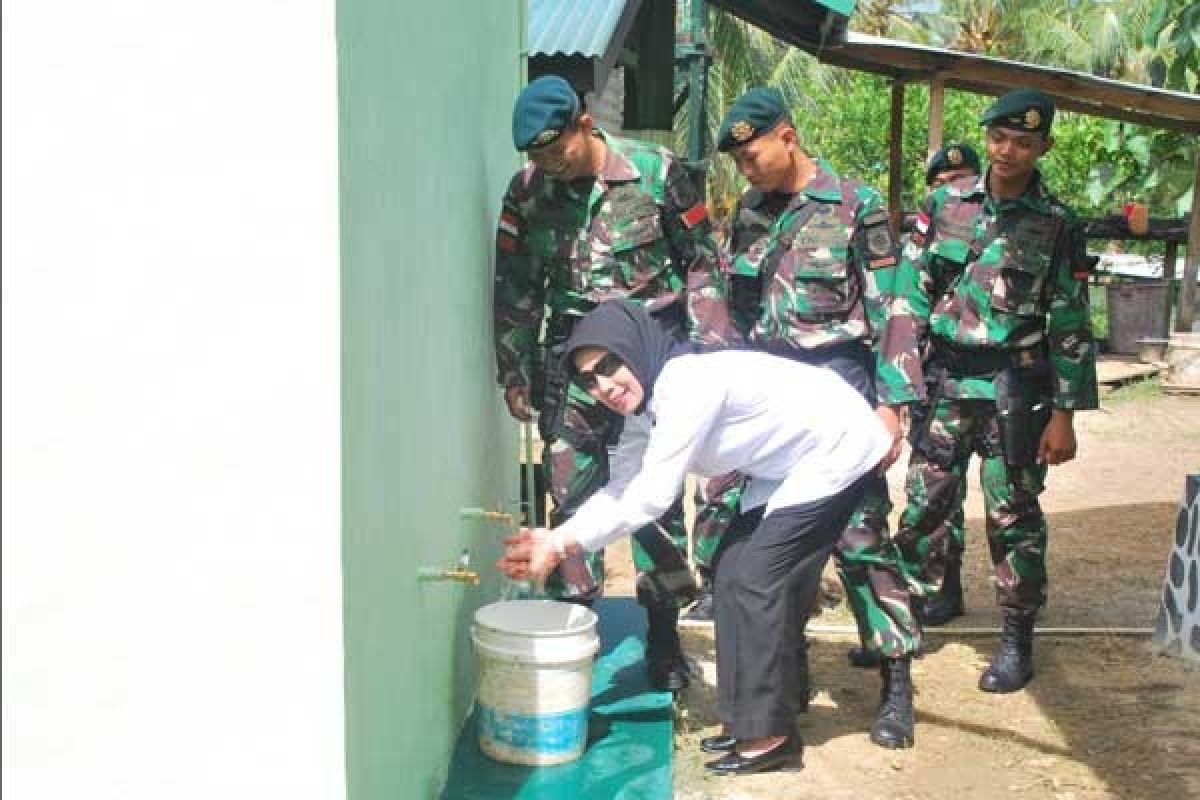 ASABRI bangun fasilitas air bersih pengaman perbatasan