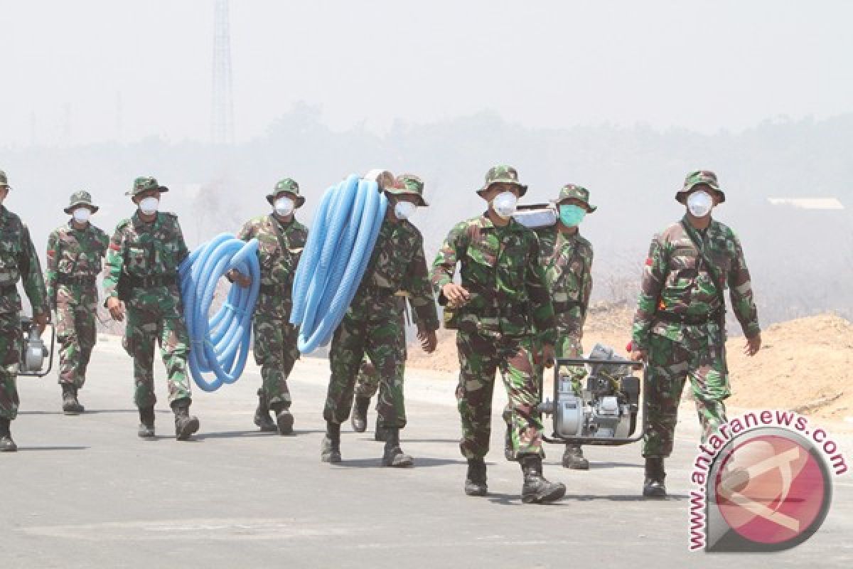 PADAMKAN LAHAN TERBAKAR