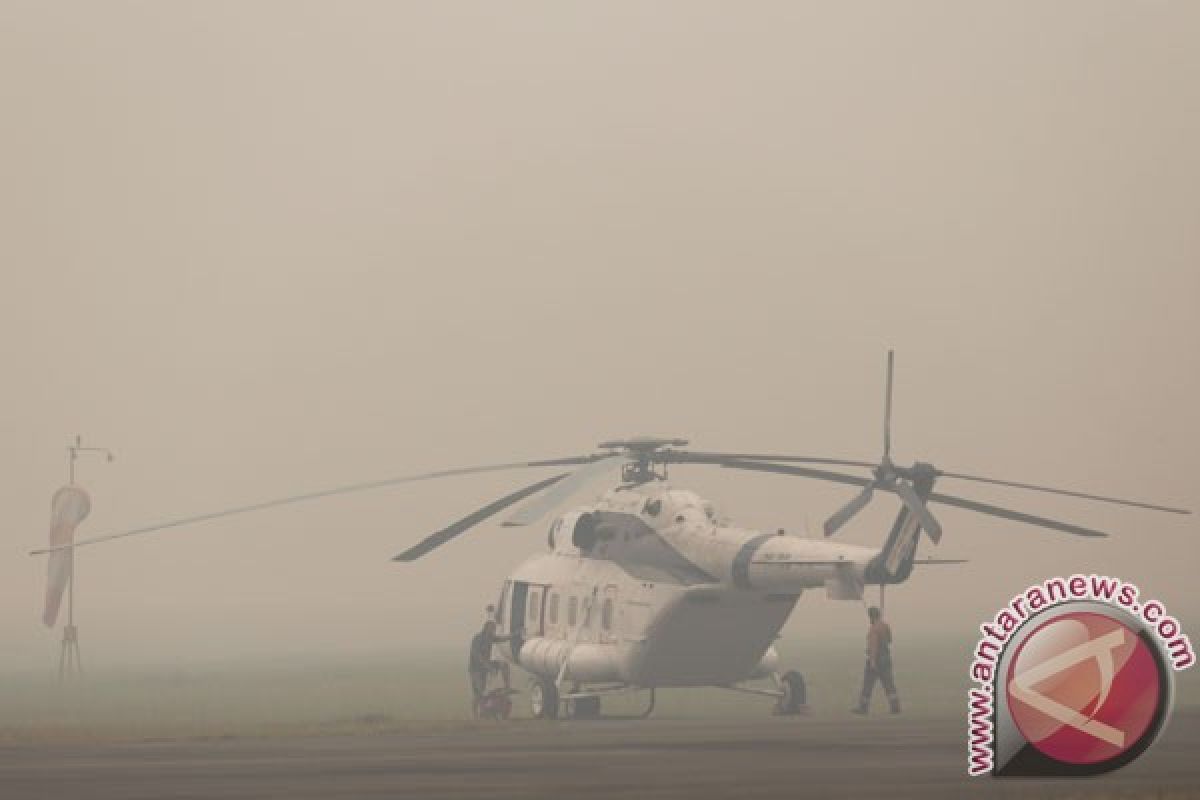 Empat helikopter akan tanggulangi karhutla di Riau