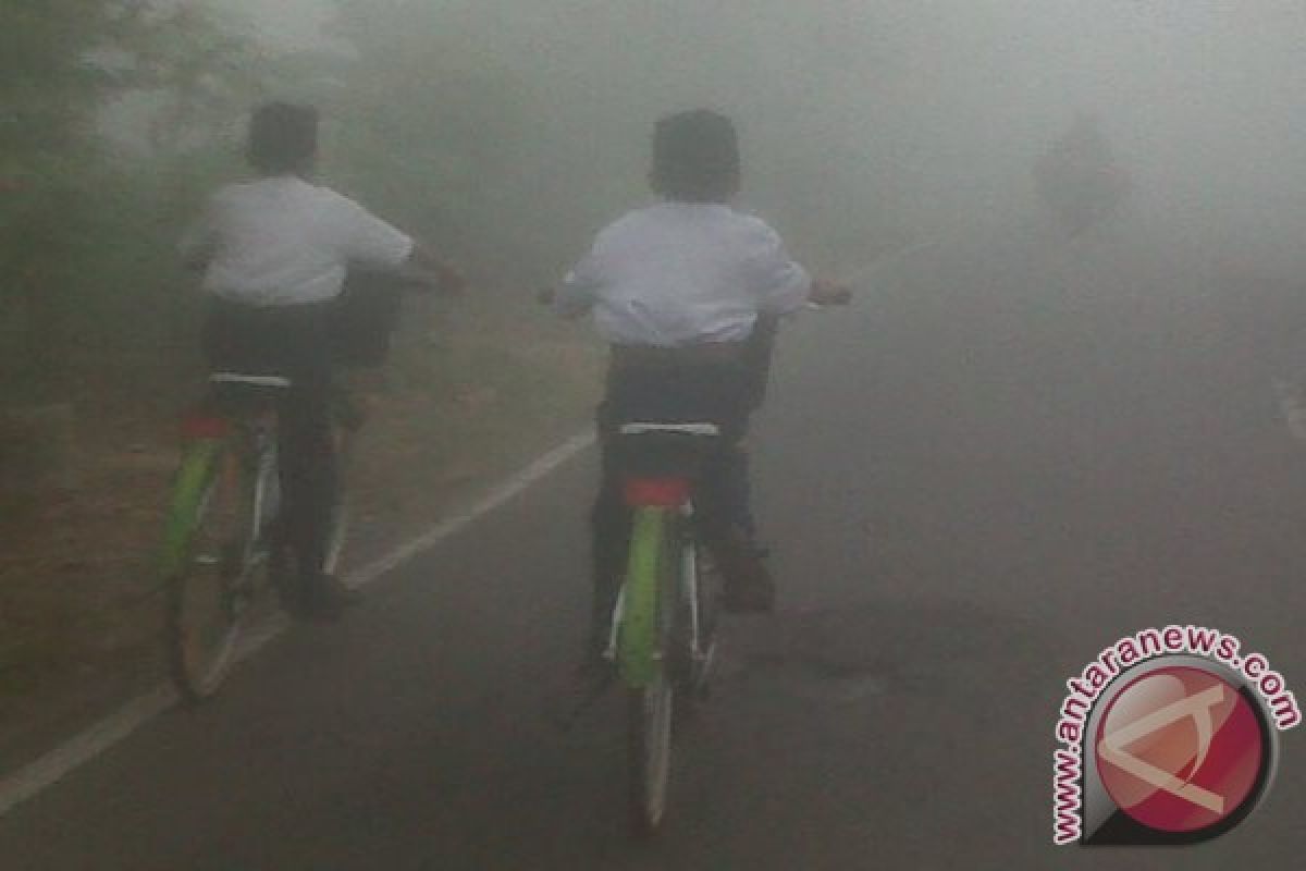 Smog begins to appear in Banjarbaru