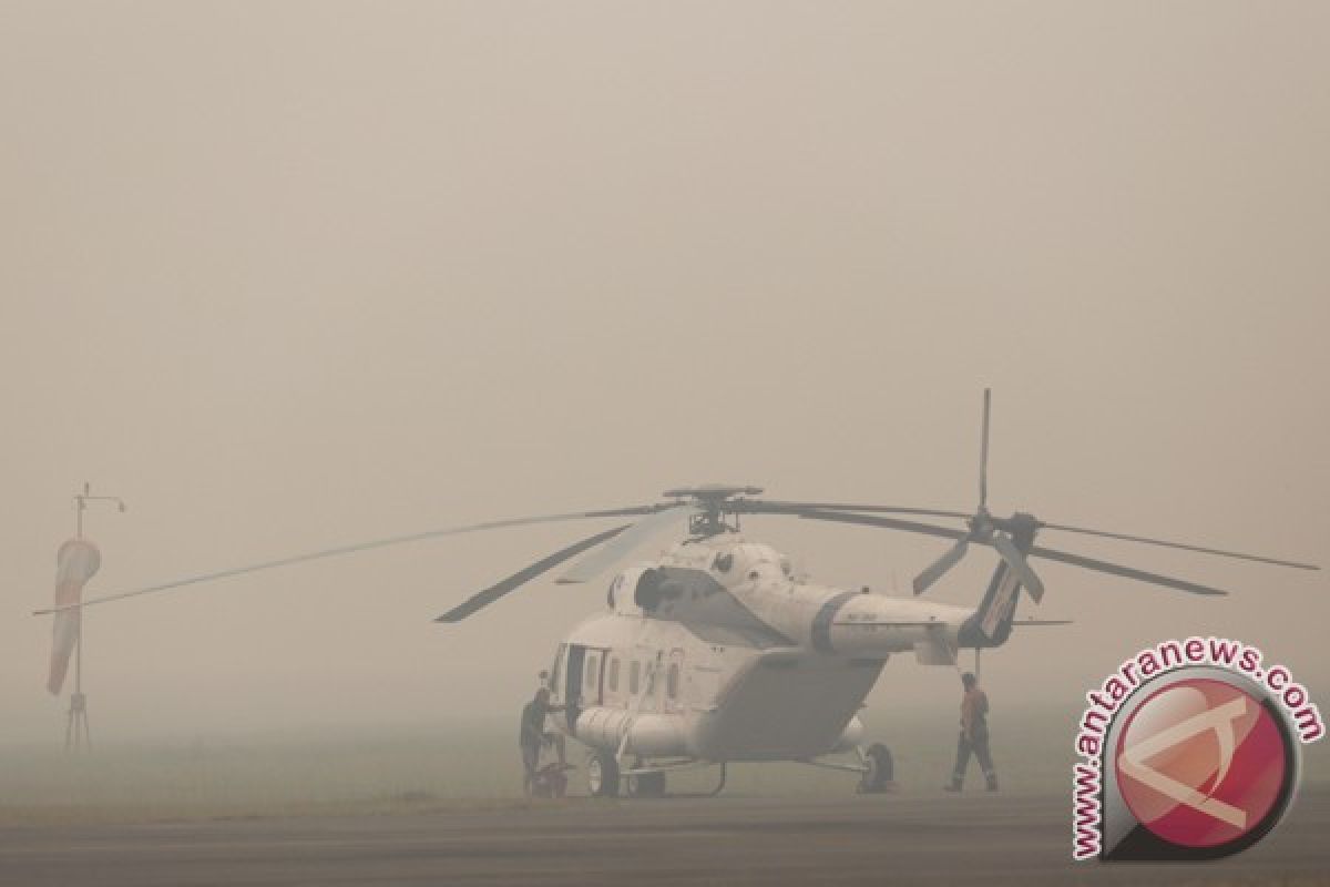Satgas kebakaran hutan Sumsel tambah helikopter