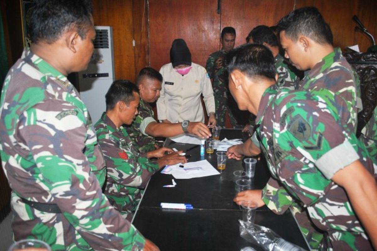 Kodim 1203/Ketapang  Gelar Penyuluhan Narkoba Dan Tes Urine