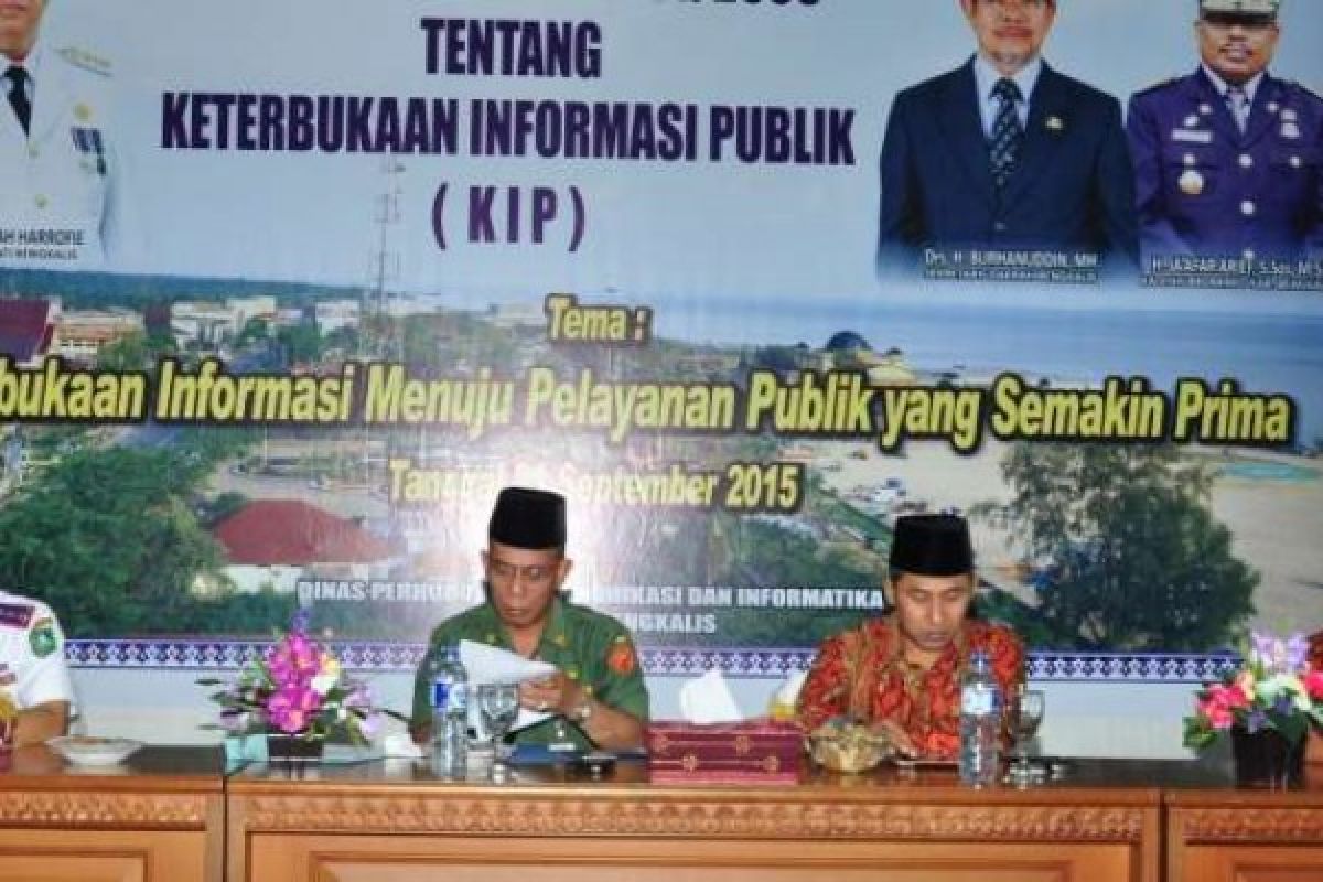 Bengkalis Gelar Sosialisasi UU No 14-2008 Tentang KIP