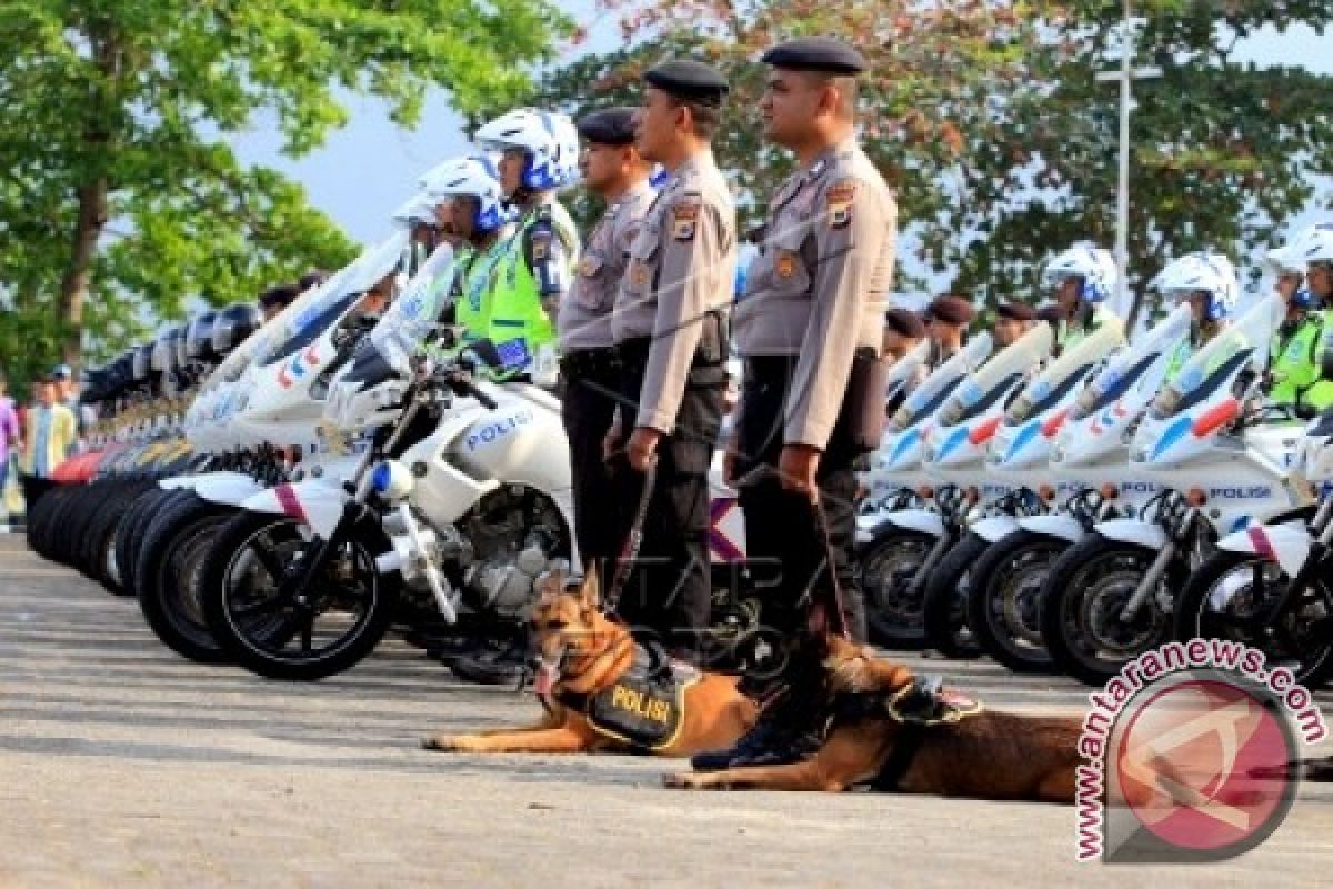 Polda Maluku Gelar Pasukan Operasi Lonceng Siwalima