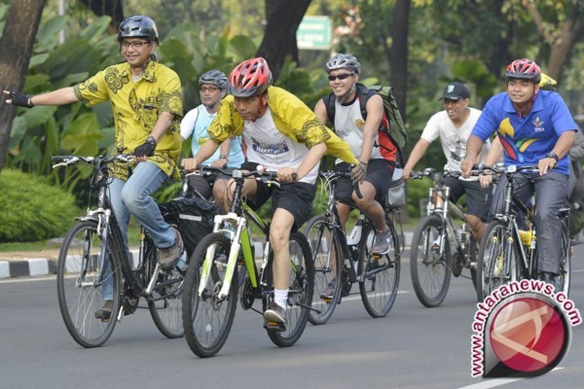 Presiden Jokowi Sapa Peserta CFD Bogor