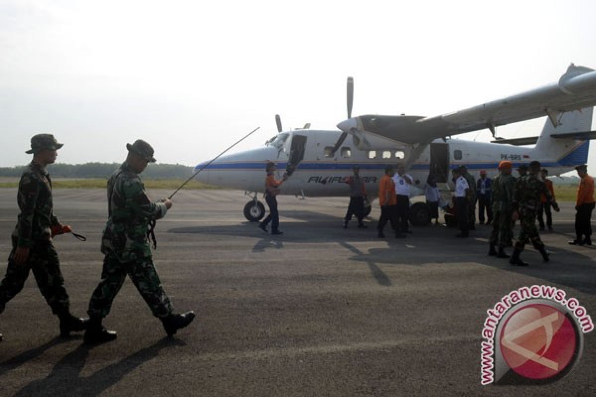 Kapolda-Pangdam tiba dilokasi penemuan Aviastar