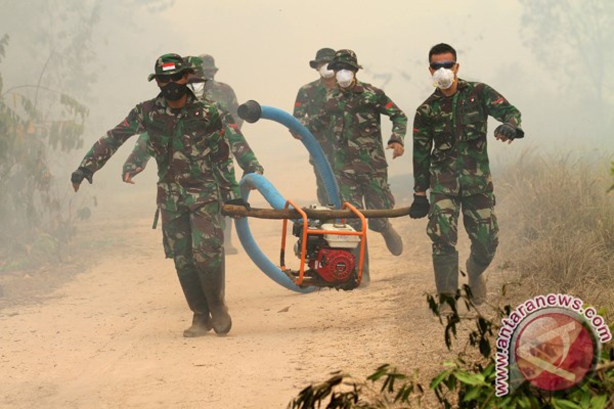 Korem 044 Gapo temukan metode pencegahan kebakaran hutan 