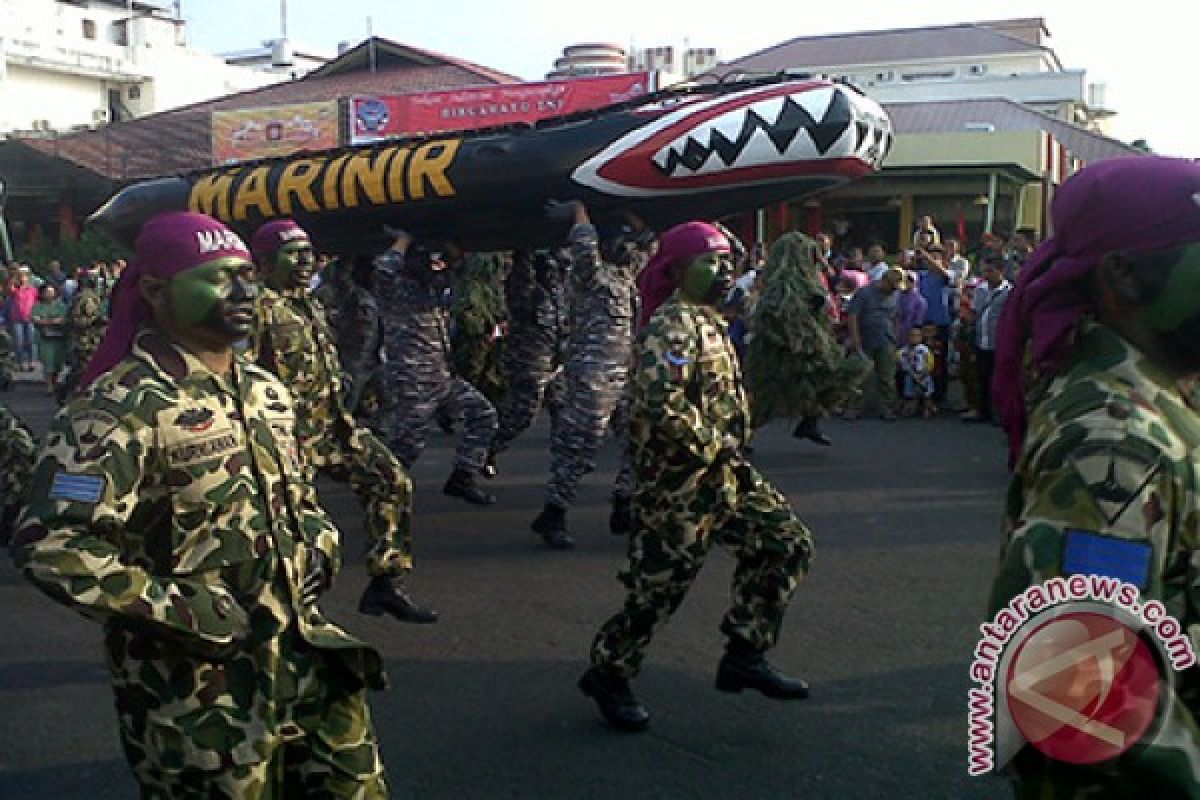 Simulasi pembebasan tawanan warnai peringatan Hut TNI 