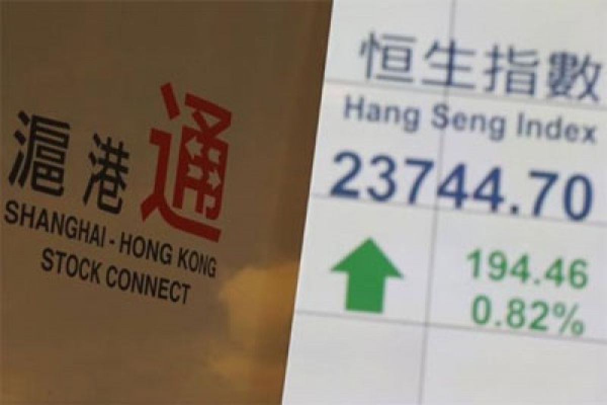Saham Hong Kong berakhir naik hampir dua persen