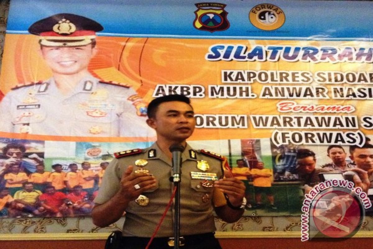 Polres Sidoarjo Dorong Media Berikan Kenyamanan Lingkungan