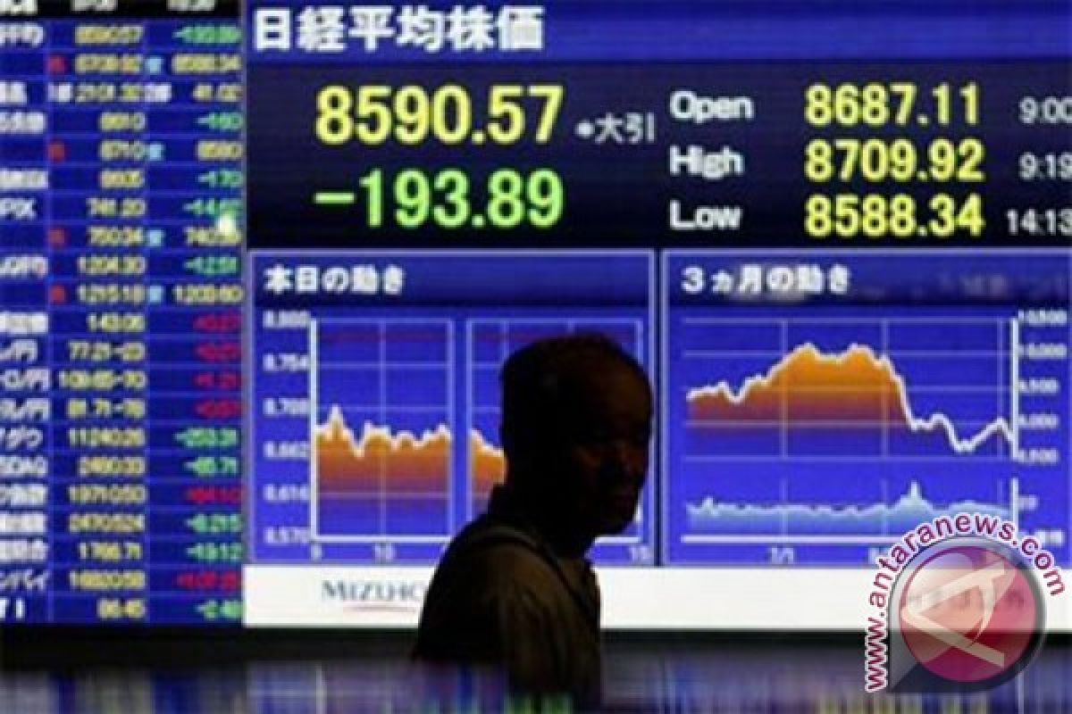 Saham Tokyo jatuh setelah tembus tingkat 20.000 poin