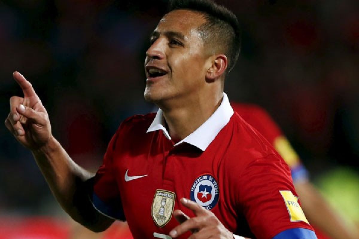 Sanchez dipastikan absen dalam laga lawan Kolombia
