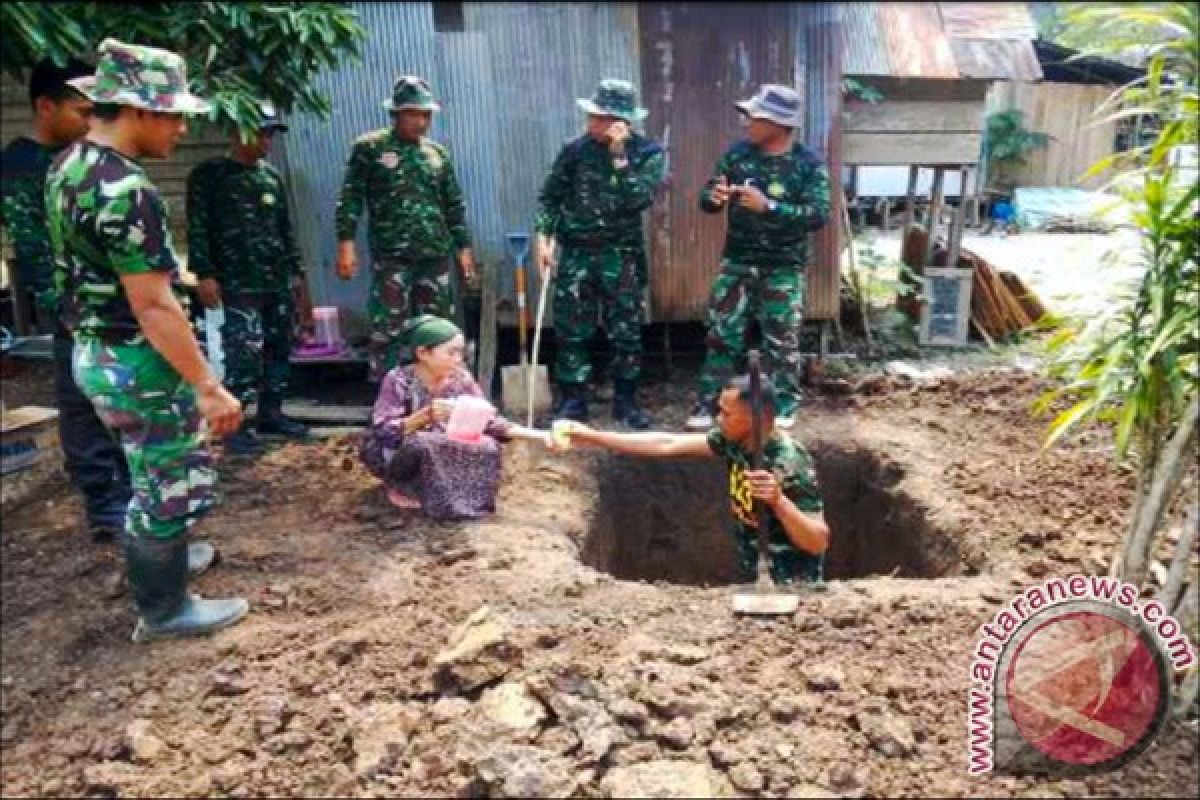 Toilet Umum TMMD Bangun Pola Hidup Bersih Warga