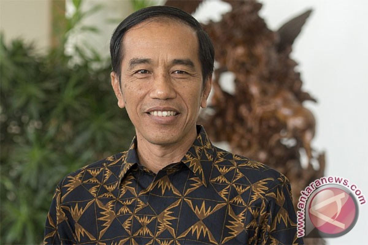 Jokowi cetak tapak tangan-kaki untuk Taman Pintar