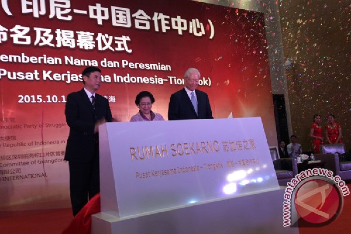 Megawati resmikan "Rumah Soekarno" di Shenzhen Tiongkok